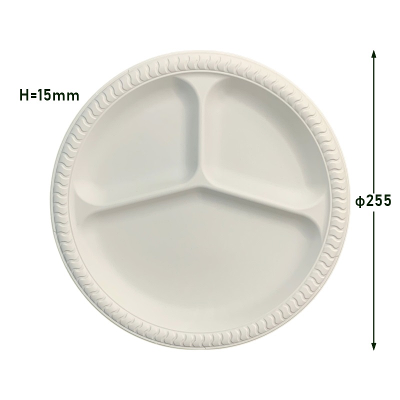 10inch Corn Starch Round Plate